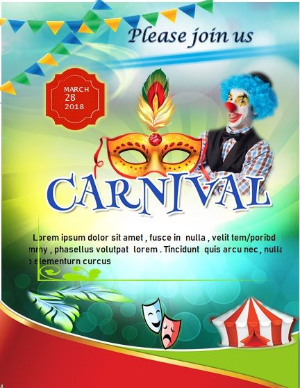 Carnival Flyer Templates